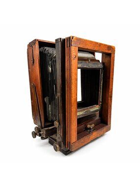 Field Camera Antique Kodak Eastman View No. 2, 8X10 Wooden & Brass View